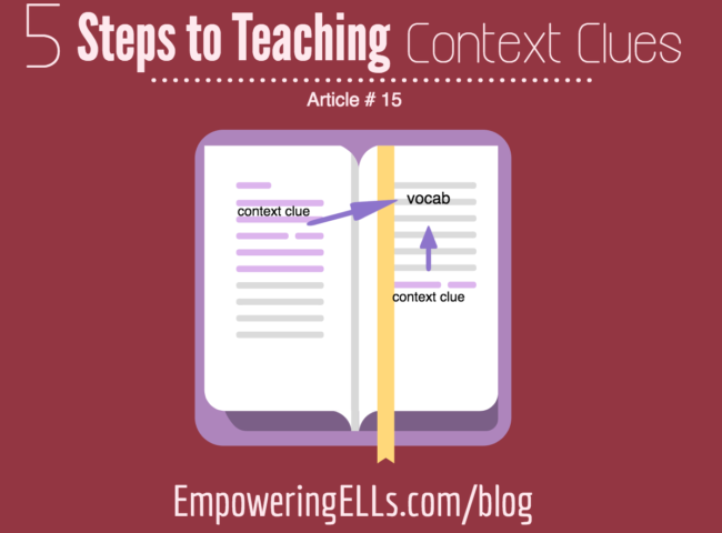 ELL strategies for context clues