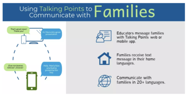Talking point communicating with EL families